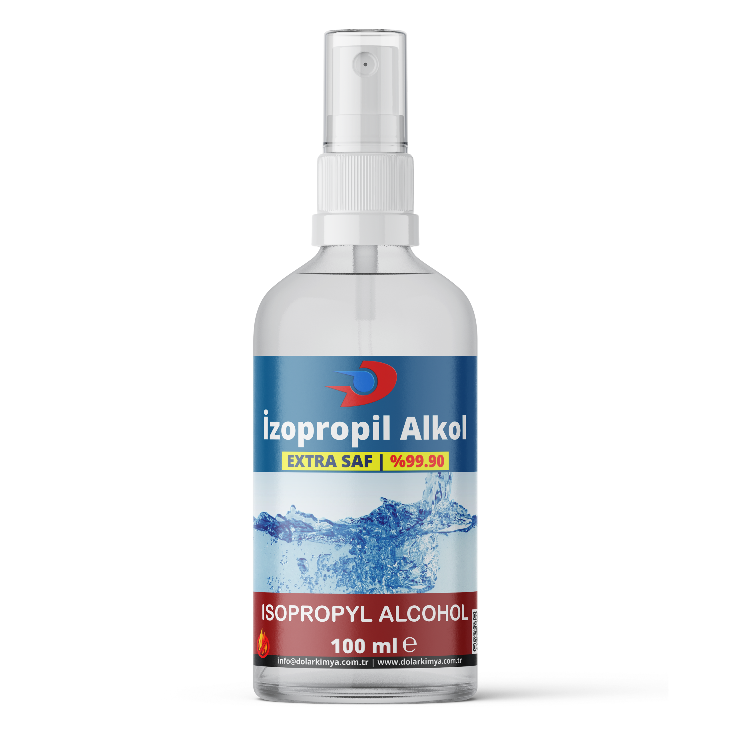 İzopropil Alkol (ipa) | Sprey Başlıklı | 100 mL